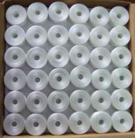 Pre-Wound Embroidey Bobbins WHITE