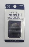 Self-Threading Needles - Gold Eyes