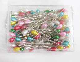 Large Pearl Pins - Mixed Colours