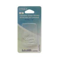 Swimsuit Bra Hooks - 1/2" Clear