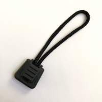 Zipper Pull Cord End - Flat (with Cord)