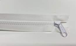 Plastic Zipper 62.5 IN White