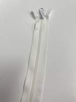 Polyester Zipper 62.5 IN White