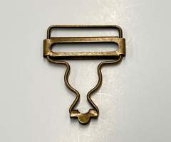 Overall Buckle, Ant. Brass