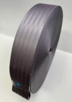 Polyester Seatbelt Webbing 2" Wide Light Grey