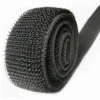 3/4" Elastic Loop, Black with Latex