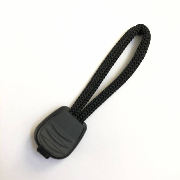 Zipper Pull Cord End - Rounded (with Cord), Buckles