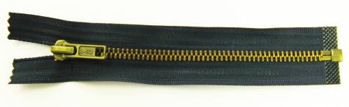Antique Brass Jacket Zippers