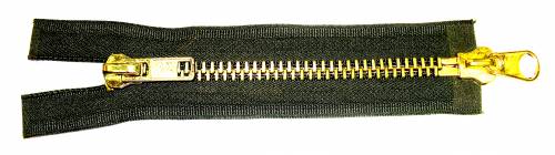 Heavy Brass Parka Zipper (Two Way)