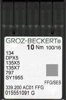Groz Beckert Needles #134 Ballpoint