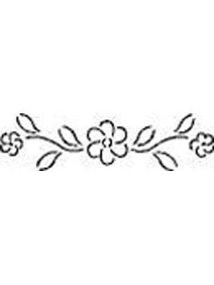 Quilting Stencil - Flower Border