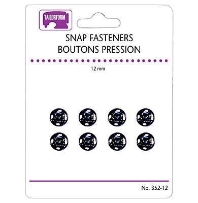 Sew-on Snaps ~ Black