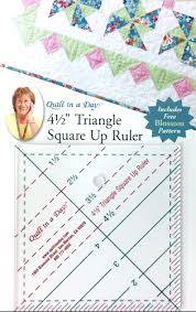 4.5" Triangle/Square Up Ruler