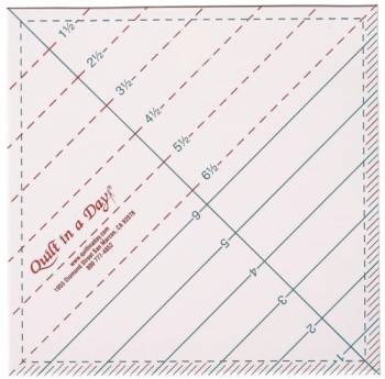 6.5" Triangle/Square Up Ruler